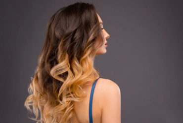 Vibrant ombre hair