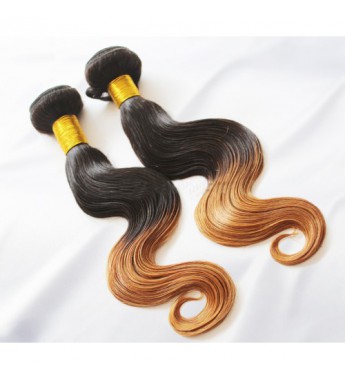 Two-Tone-Indian-Ombre-Body-Wave Weft