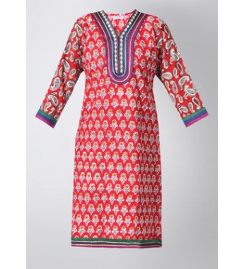 Jaipur Kurti free with Clip in Hair Extension (22inch)