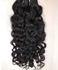 Natural Curly Remy Hair Weave