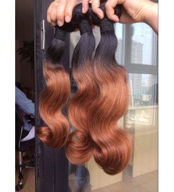 2B Dark Brown Indian 20 inch Body Wave Weft