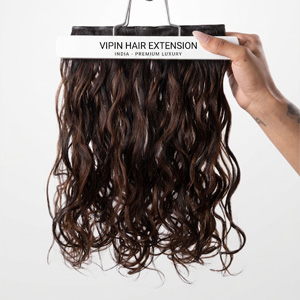 Caramel Balayage Clip-In Hair Extensions (3 Set) - Image 2