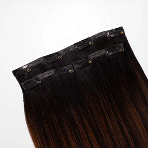 Caramel Balayage Clip-In Hair Extensions (3 Set) - Image 3
