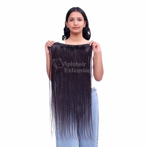 22 Inches Black Brown Mix Color Weft - Copy