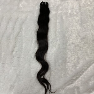 22 Inches Black Brown Mix Color Weft